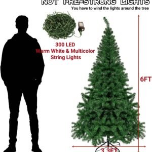 7FT Lighted Birch Tree 1000 LED Warm White Twinkle Lights for Indoor and Outdoor DEcor 9 Changing tree 67