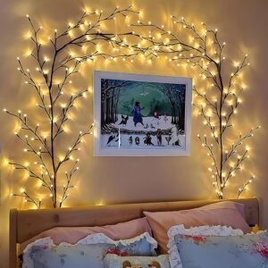 160 LED Vines Lights – Plug-in Wall Decor with Remote & Timer for Bedroom or Living Room