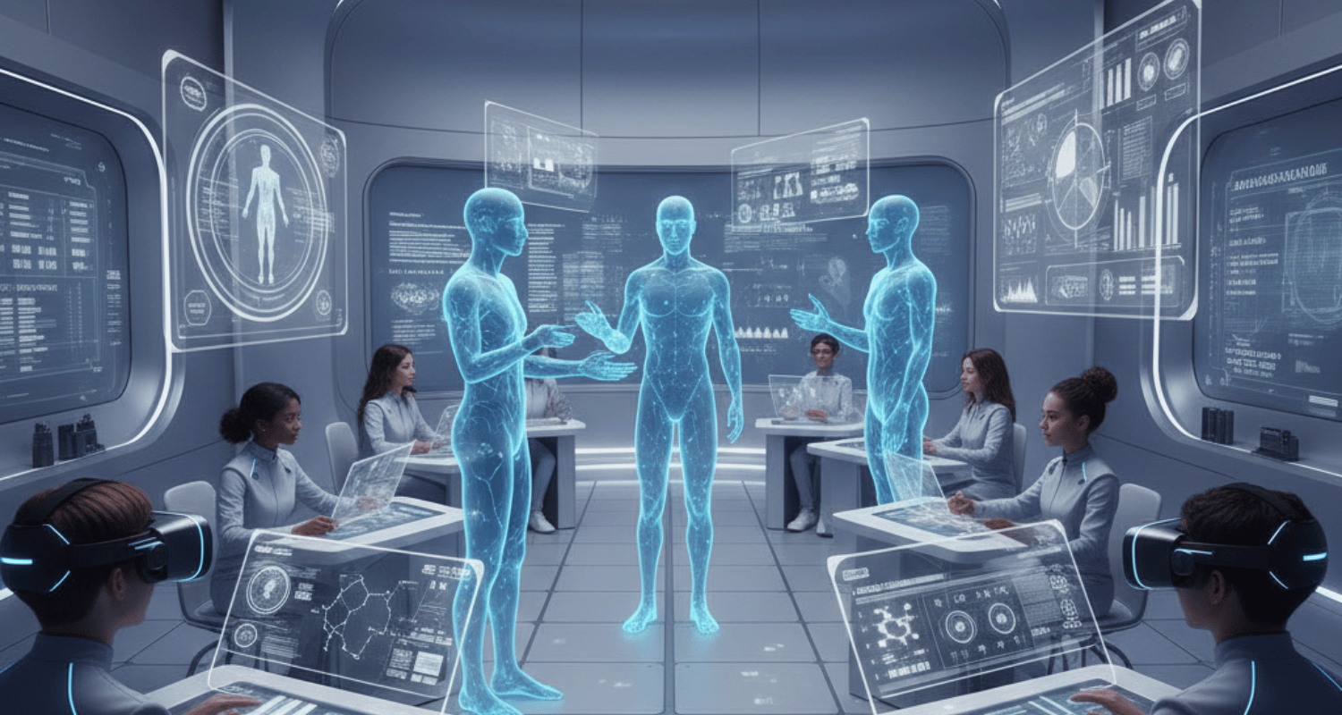 5 AI Technologies Shaping the Future of Humanity | Humans in the Future Evolution 4 AI in education, enabling personalized learning and smart classrooms.