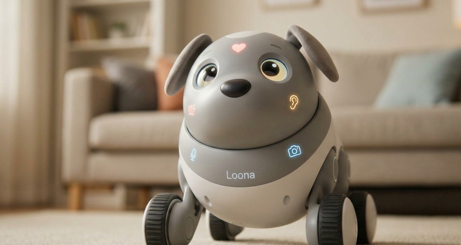 Loona Robot Dog: ChatGPT 4o AI Smart Pet Companion | Voice & Gesture Control center image