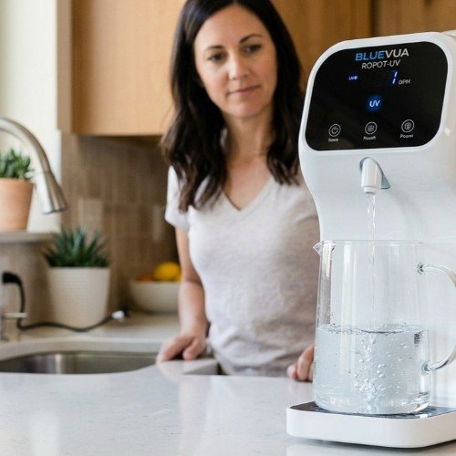 Title:Bluevua RO100ROPOT Countertop RO Water Filter 6-Stage Reverse Osmosis with UV & Remineralization WQA Certified. 1 Bluevua RO100ROPOT-Lite(UV) Countertop Reverse Osmosis Water Filter System.