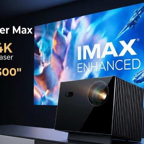 Valerion VisionMaster Max 4K Laser Projector 3500 ISO Lumens Anti RBE IMAX Enhanced 300 Screen. 1 Valerion VisionMaster Max 4K Laser Projector